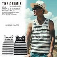 NC~[ ^Ngbv CRIMIE BORDER TANK TOP
